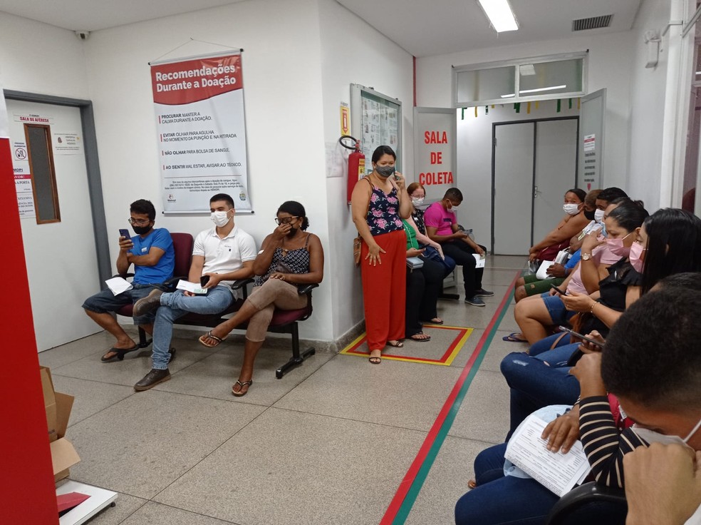 Grupo de moradores viaja 100 km para fazer doação de sangue para adolescente com câncer no Piauí — Foto: Arquivo Pessoal