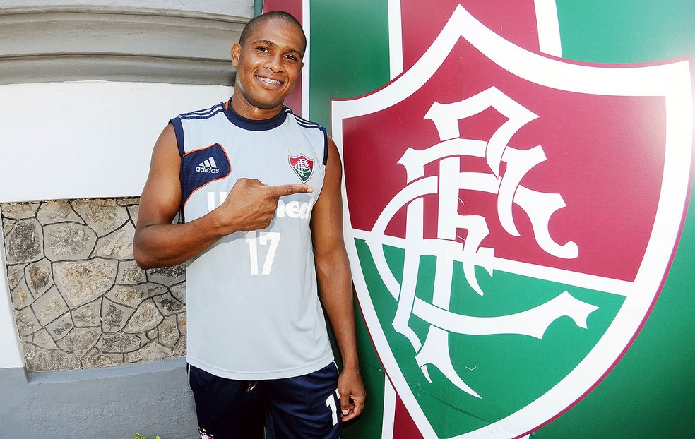 Valencia quando atuava pelo Fluminense — Foto: Alexandre Durão / Globoesporte.com