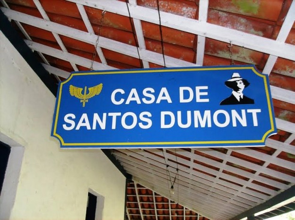 Museu de Cabangu foi adaptado na casa onde viveu Santos Dumont — Foto: Andreia Oliveira/Arquivo pessoal