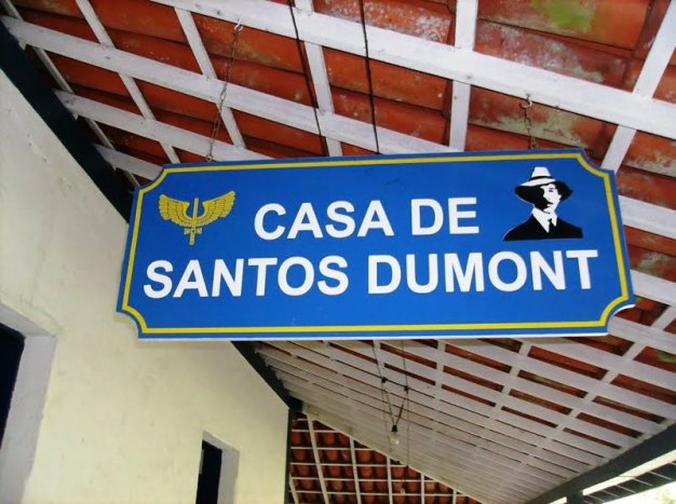 Museu de Cabangu foi adaptado na casa onde viveu Santos Dumont — Foto: Andreia Oliveira/Arquivo pessoal