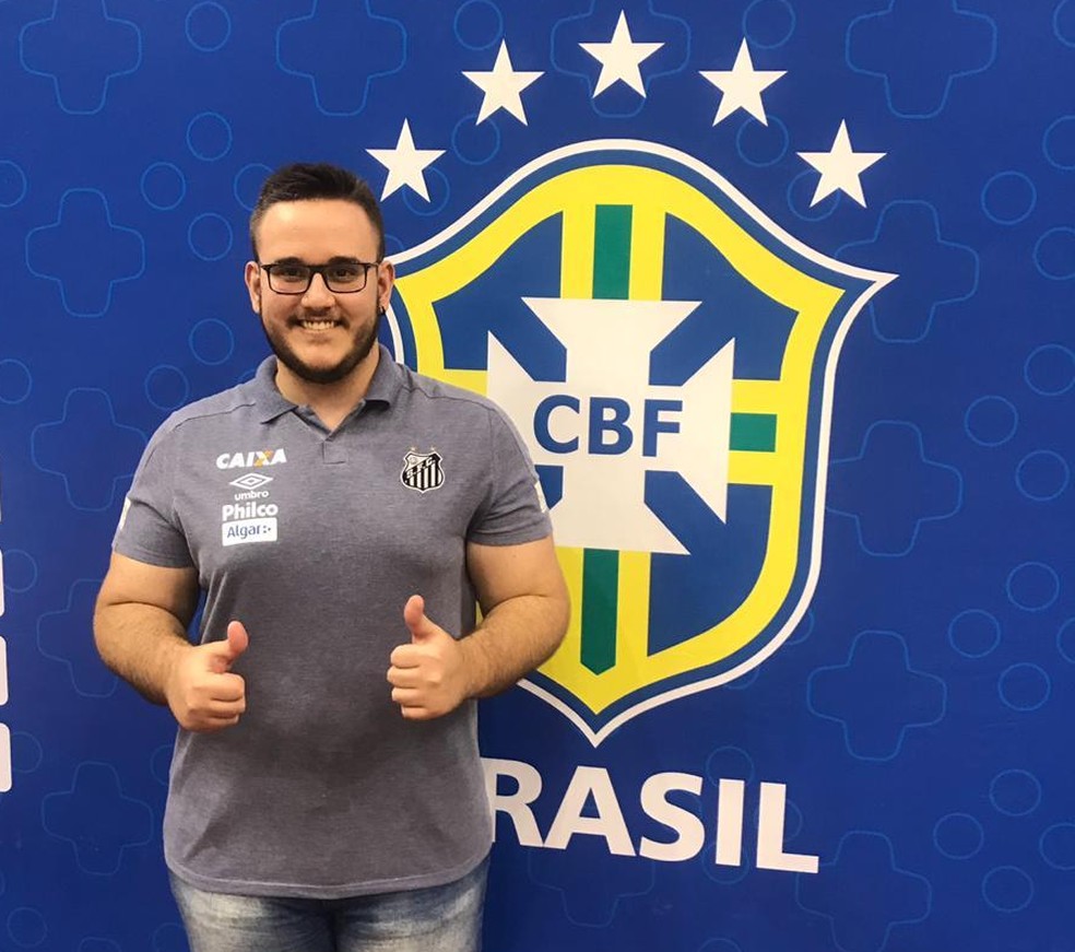 GuiFera vai representar o Santos novamente no e-Brasileirão — Foto: Arquivo Pessoal