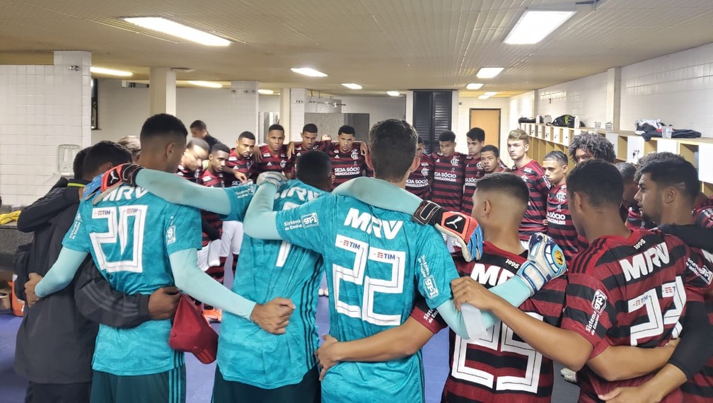 Único ainda invicto, Flamengo é o líder do Brasileiro Sub-20 com um ponto à frente do Palmeiras — Foto: Ian Sena / Flamengo