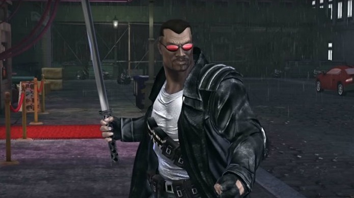 Blade foi descartado porque já havia um outro caçador de criaturas sobrenaturais com espada e pistolas em Marvel vs. Capcom 3 (Foto: Reprodução/GameInformer)