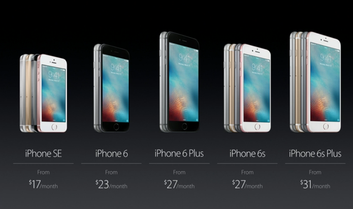 iPhone SE será a opção mais barata em relação aos modelos maiores (Foto: Reprodução/Elson de Souza)