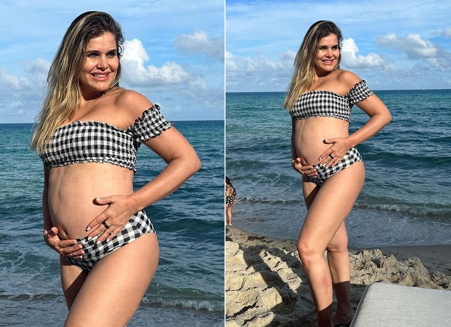 Andréa Mota está grávida pela quinta vez