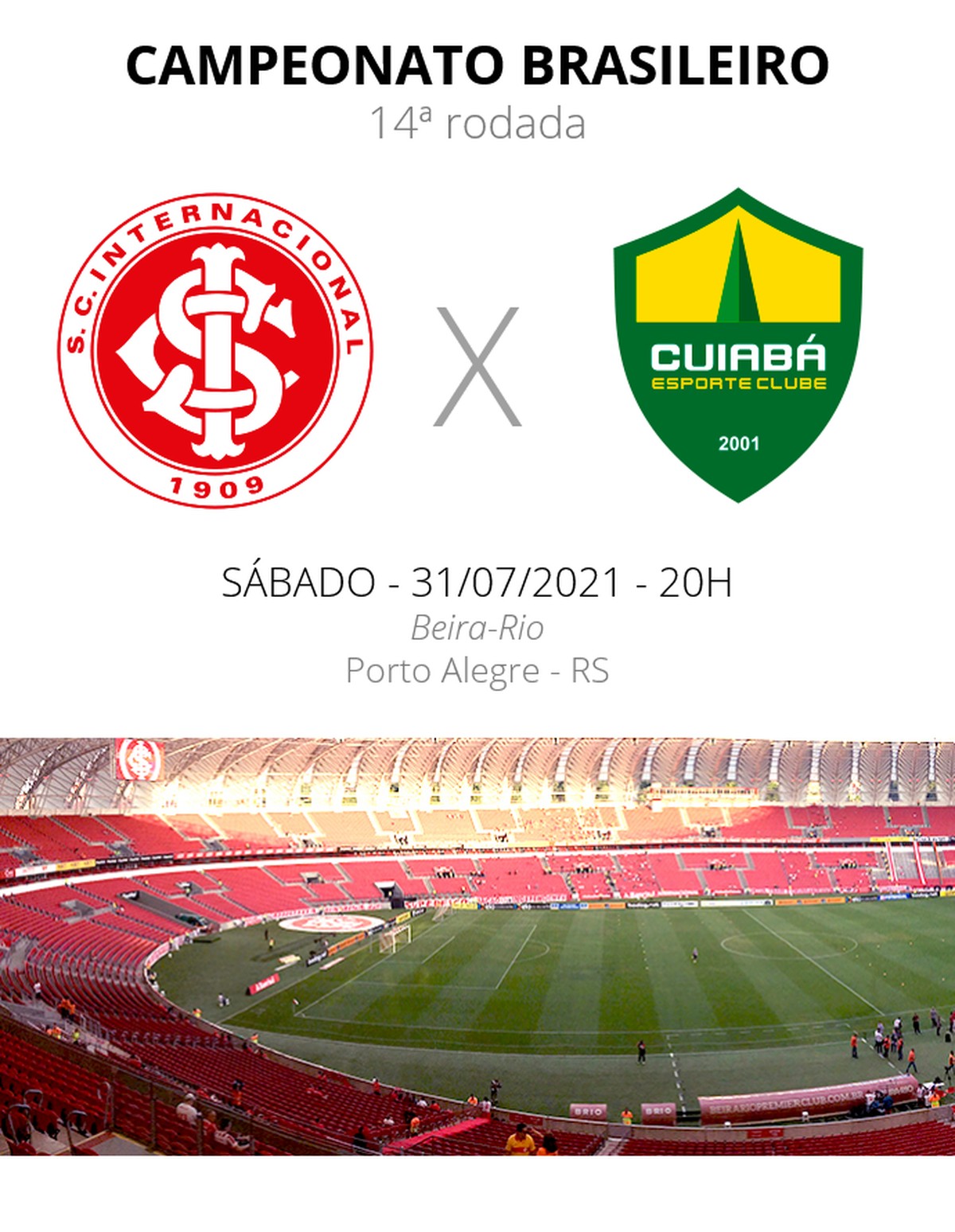 Internacional x Cuiabá: veja onde assistir, escalações ...