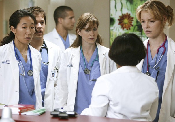 Primeira temporada de Grey's Anatomy (Foto: Reprodução) Primeira temporada de Grey's Anatomy (Foto: Reprodução)