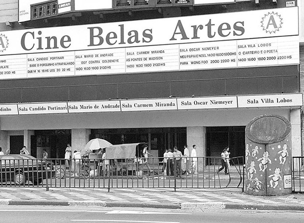 Cine Belas Artes em 1983 (Foto: ReproduÃ§Ã£o)