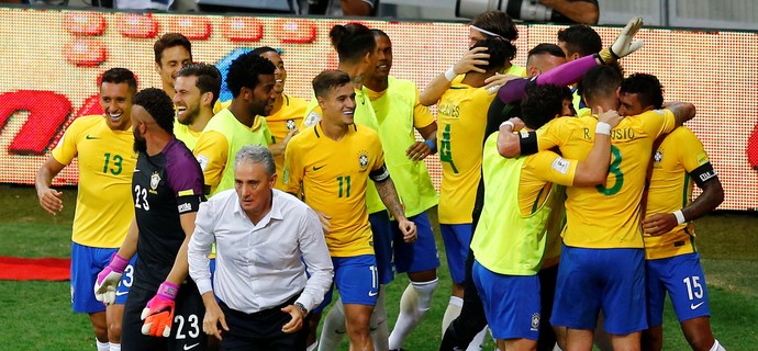 Tite Brasil x Argentina (Foto: Reuters)