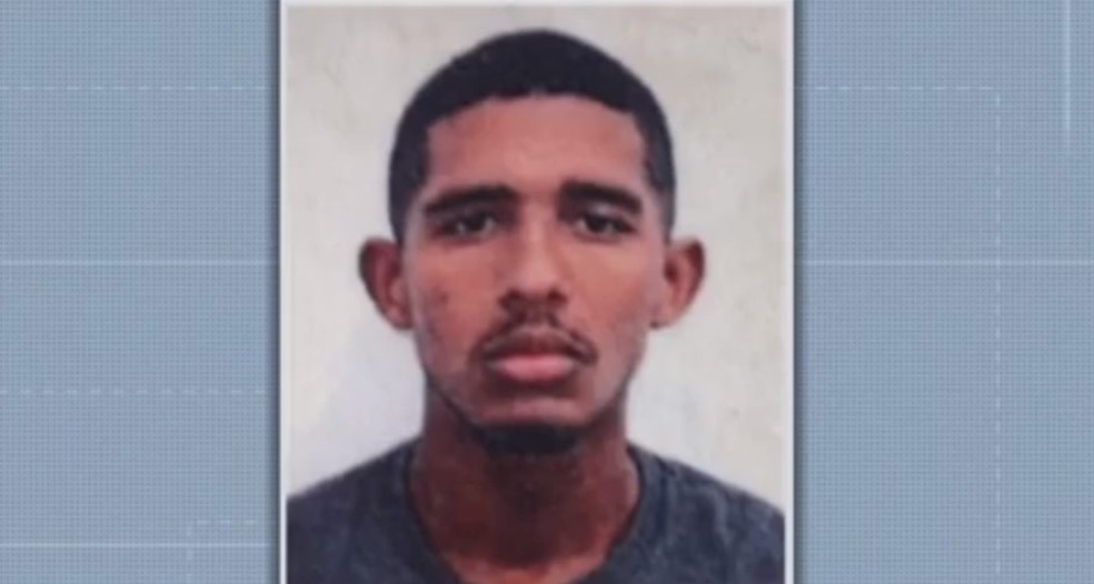 Vítima foi identificada como Jeferson Pires Delmira.  — Foto: Reprodução / TV Santa Cruz