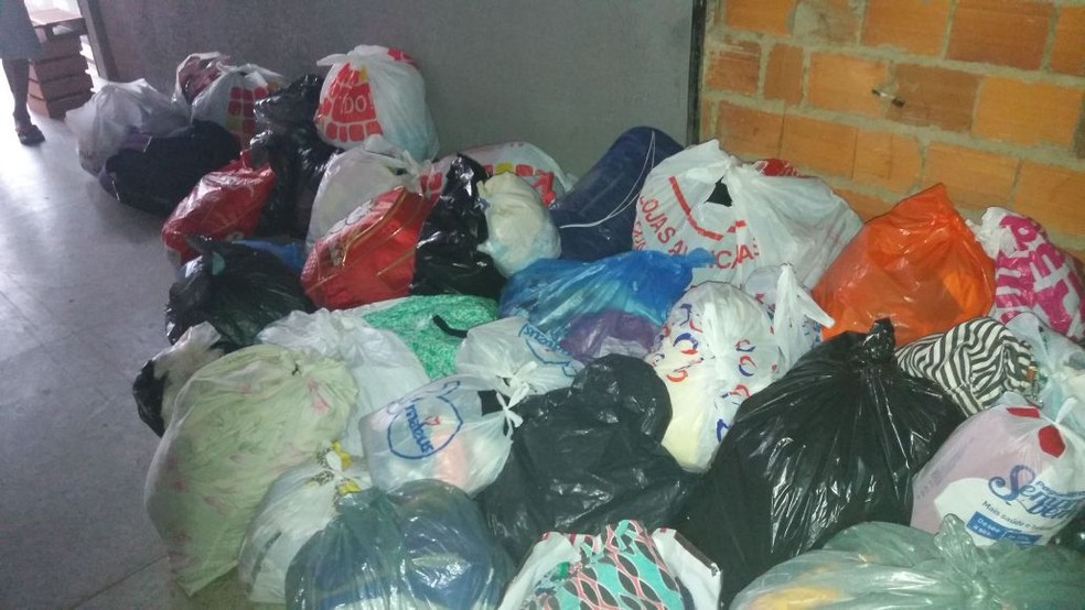 'S.O.S Tuntum' está reunindo doações que serão levadas nesta semana para a cidade (Foto: Indira Moura)
