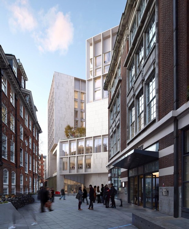 London School of Economics and Political Science em Londres, no Reino Unido, ainda em construção  (Foto: Grafton Architects/Divulgação)
