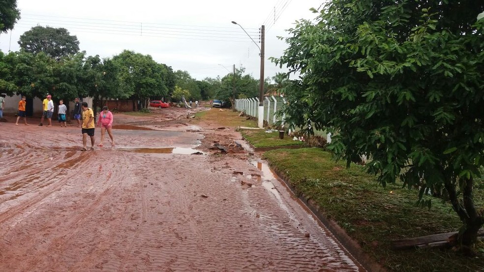 Monte Castelo foi uma das cidades atingidas pela chuva neste domingo (21) (Foto: Lucas Postinguel/Cedida)