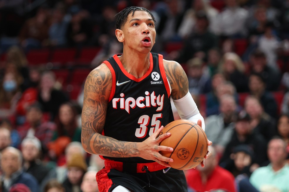 Didi Louzada Portland Trail Blazers — Foto: Abbie Parr/Getty Images