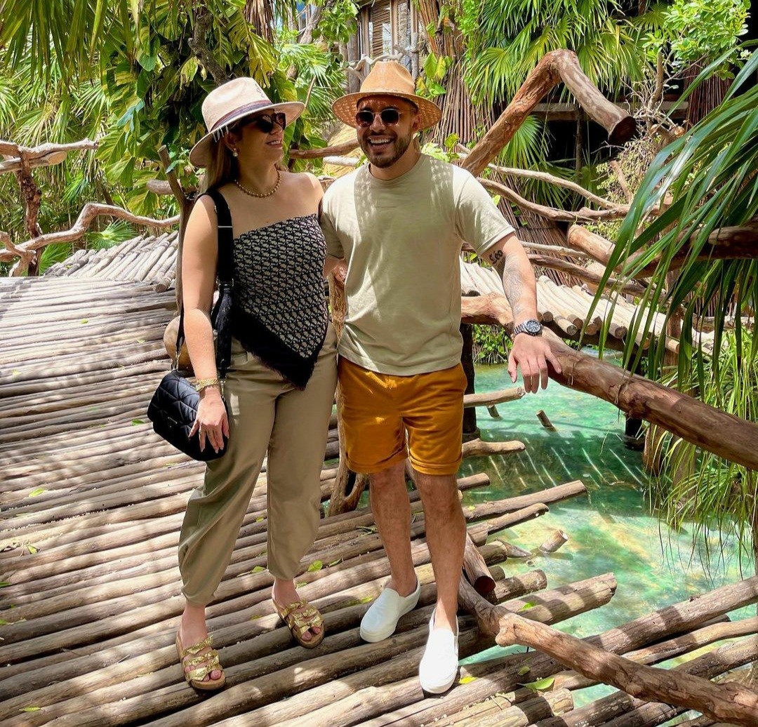 Marília Mendonça e Murilo Huff em Cancun: última foto juntos  (Foto: Reprodução / Instagram )