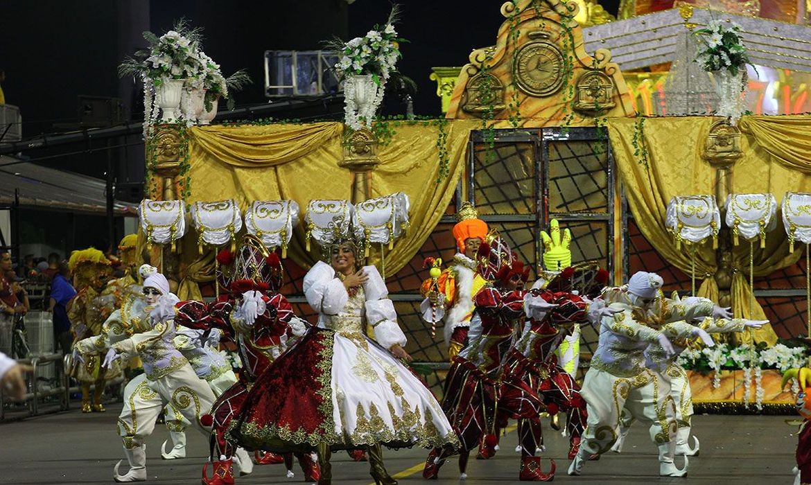 desfile de carnaval (Foto: Divulgação/LigaSP)