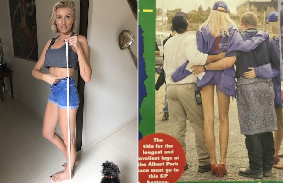 As pernas compridas foram um atrativo na carreira de modelo da australiana