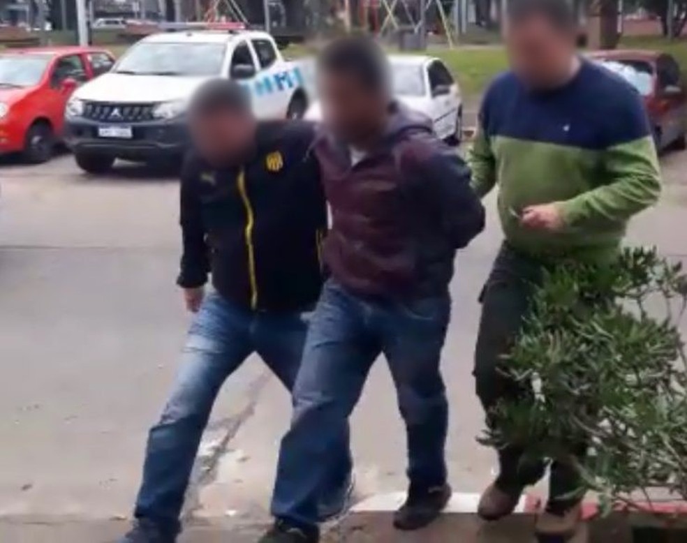 Procurado por morte de mulher em Uruguaiana foi preso no Uruguai — Foto: Wáshington Pereira/Jornal A Plateia
