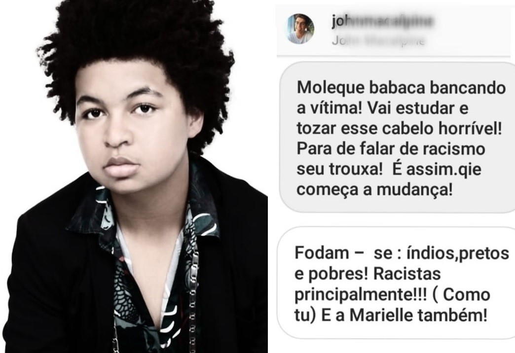 JP Rufino expõe caso de racismo contra ele (Foto: Reprodução/Instagram)