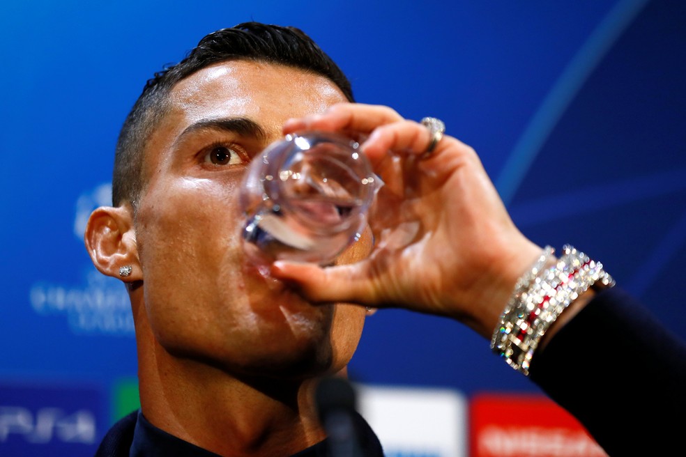 Cristiano Ronaldo apontou que acusaÃ§Ã£o de estupro nÃ£o interfere em seu desempenho â Foto: Reuters