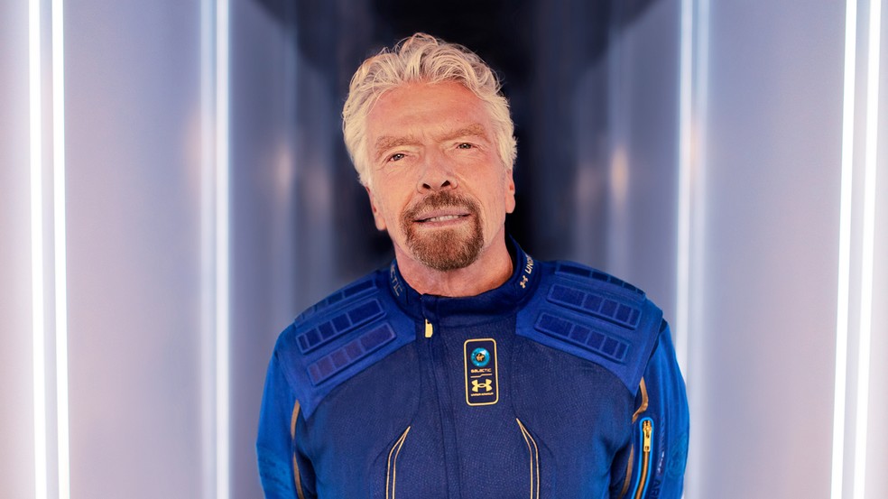 Richard Branson, fundador do grupo Virgin — Foto: Divulgação/Virgin Galactic