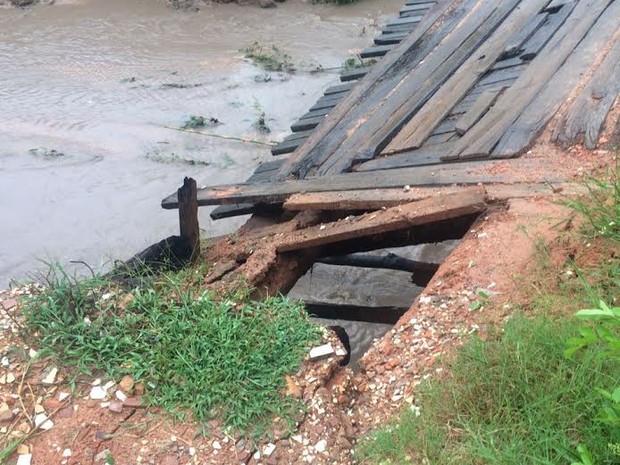 Chuvas causaram estragos na zona rural de Martinópolis (Foto: Divulgação/Prefeitura)