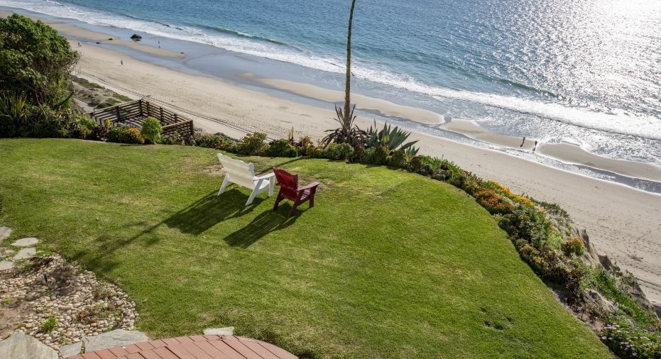 Vista da mansão em Malibu que o ator Anthony Hopkins colocou à vendo por 50 milhões de reais (Foto: Open House Foto)