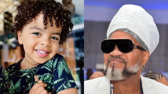 Carlinhos Brown homenageia o filho caçula no dia do seu aniversário: “Vamos festejar muito você”