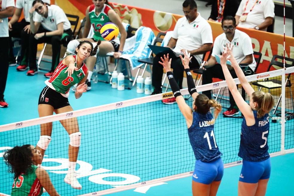 Samantha Bricio Ã© arma do MÃ©xico no Mundial â Foto: DivulgaÃ§Ã£o/FIVB