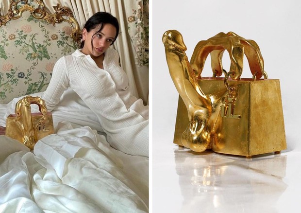 Bolsa usada por Rosalía viraliza na web; amplie e descubra o motivo (Foto: Reprodução/Instagram)