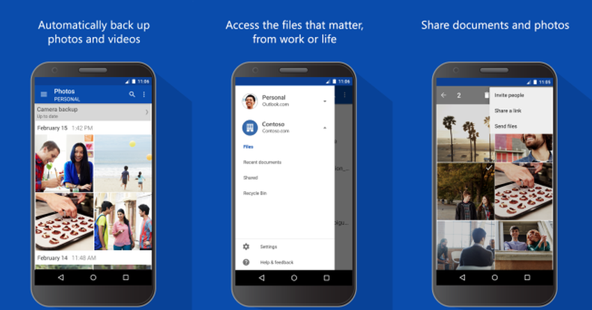 download videos from onedrive app to android camera roll