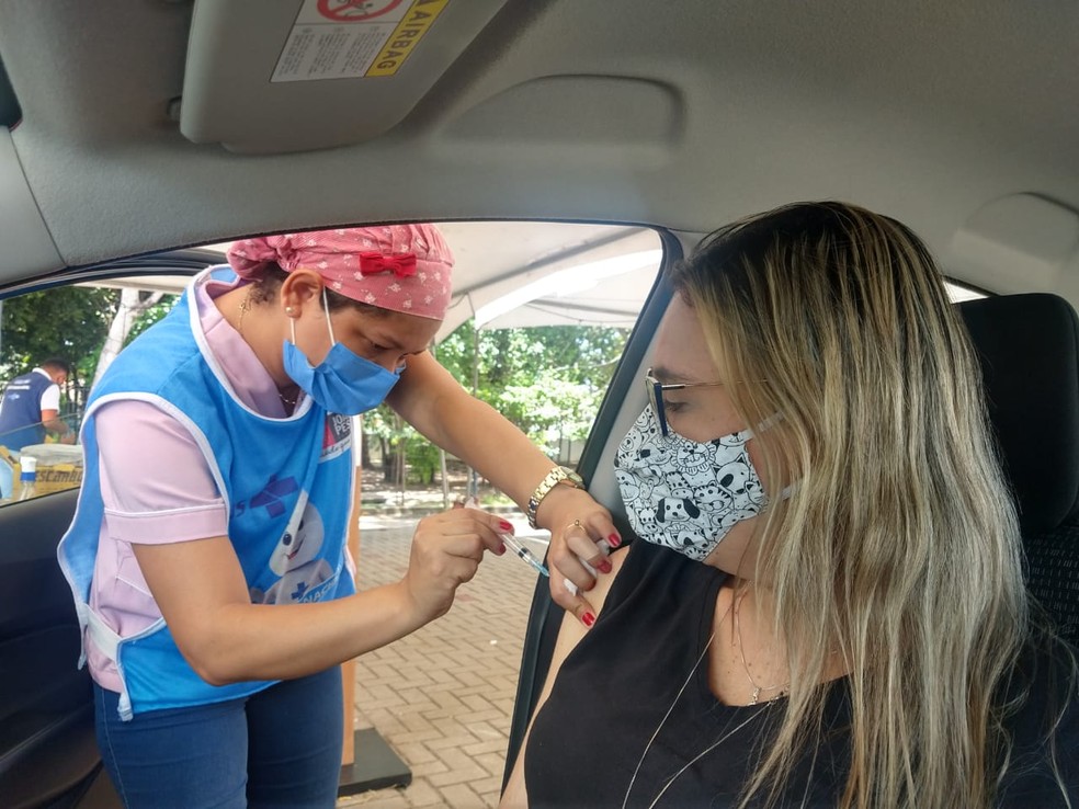 Vacinação em João Pessoa vai ser em dois locais diferentes — Foto: Phelipe Caldas/G1