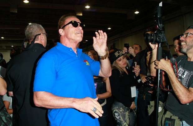 Arnold Schwarzenegger na Arnold Classic (Foto: Amauri Nehn/Brazil News)