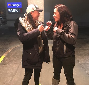 Cris Cyborg Germaine de Randamie UFC 208 (Foto: Reprodução Facebook) Cris Cyborg Germaine de Randamie UFC 208 (Foto: Reprodução Facebook)