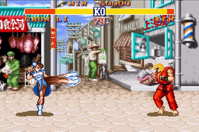 Street Fighter 2 rodando no console da Nintendo (Foto: Reprodu??o)