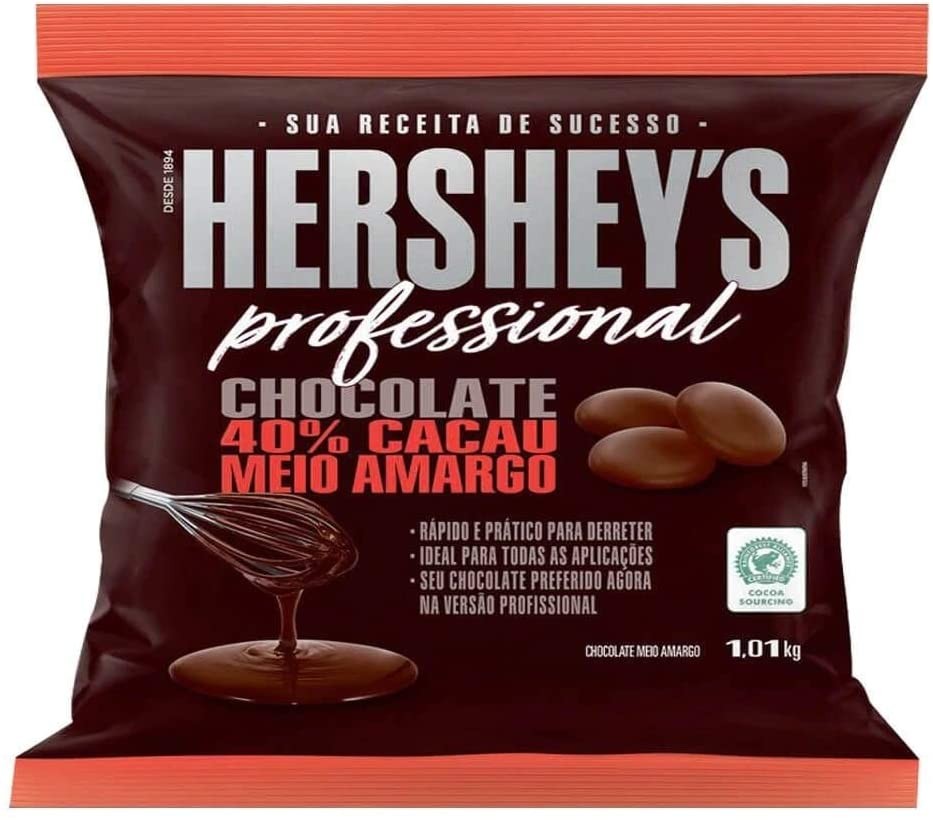 Chocolate Meio Amargo Hershey's Professional (Formato Moeda) - 1,01Kg (Foto: Reprodução/ Amazon)