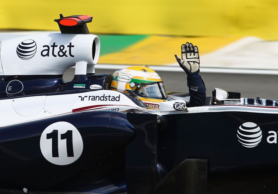 Última corrida de Rubens Barrichello na F1 foi diante da torcida brasileira  em Interlagos | f1 memória | ge