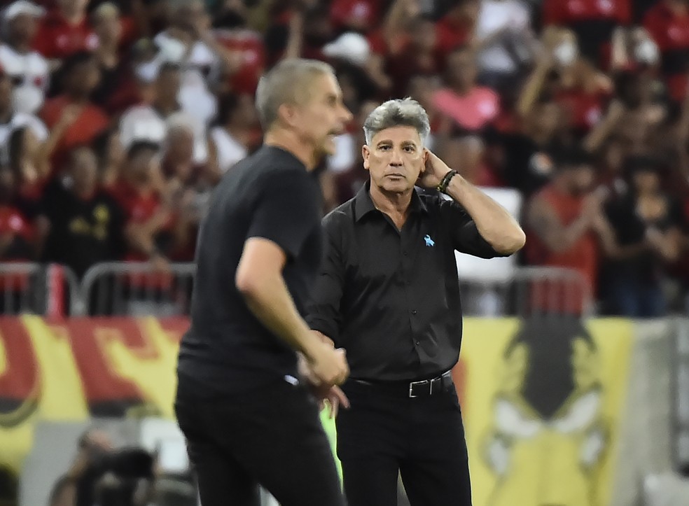 Renato Gaúcho - Flamengo x Corinthians — Foto: André Durão
