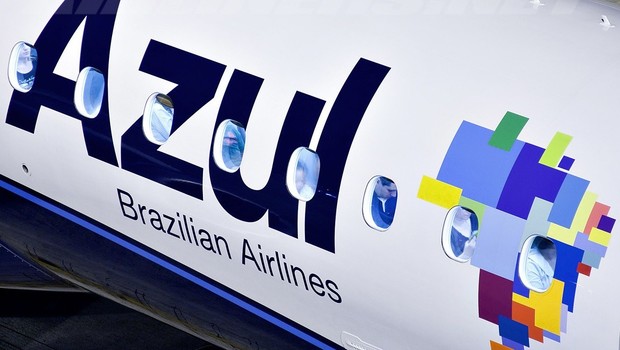 Logotipo da companhia aérea Azul (Foto: Reprodução/Facebook)