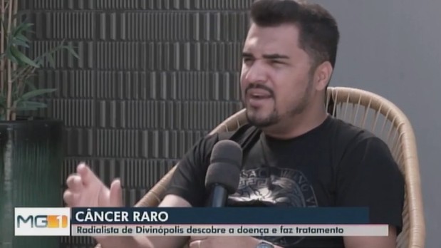 Radialista de Divinópolis enfrenta câncer raro e inicia tratamento da doença