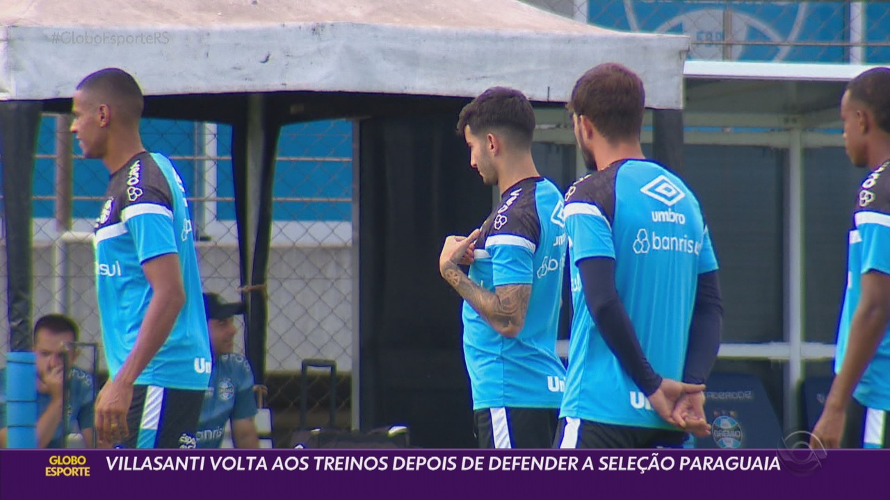 Villasanti volta aos treinos depois de defender a seleção Paraguaia