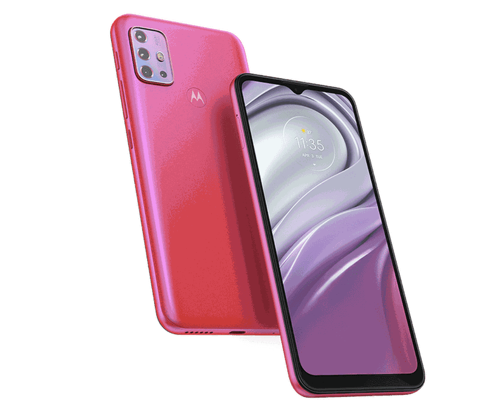 Moto G20 chega já com Android 11 de fábrica — Foto: Divulgação/Motorola