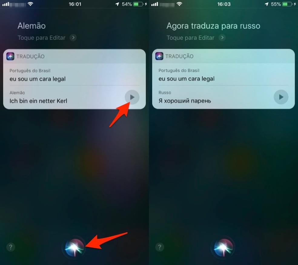 Como Traduzir Frases Para Outros Idiomas Com A Siri No Ios 12 Sistemas Operacionais Techtudo