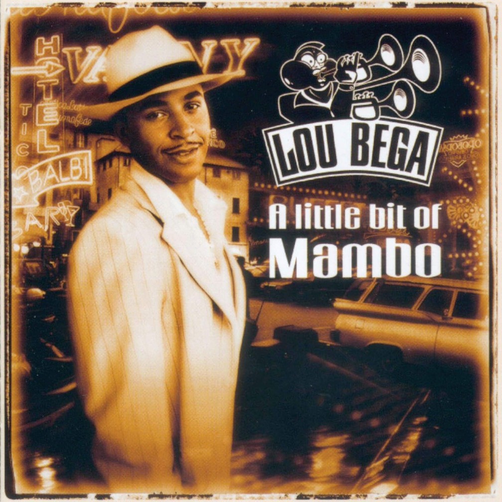 Capa do primeiro álbum de 'Lou Bega', 'A little bit of mambo', de 1999 — Foto: Divulgação