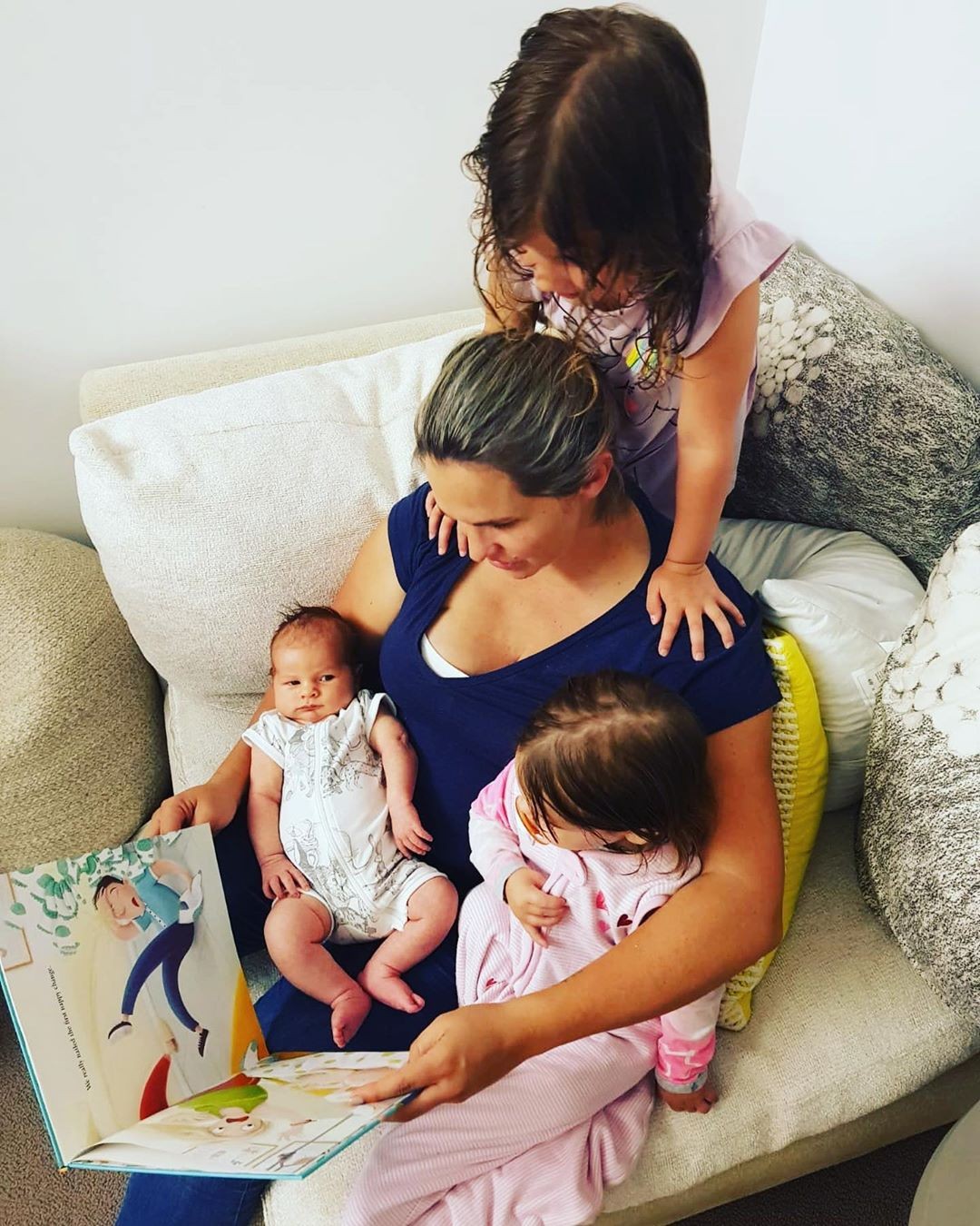 Libby com as filhas (Foto: Reprodução Instagram)