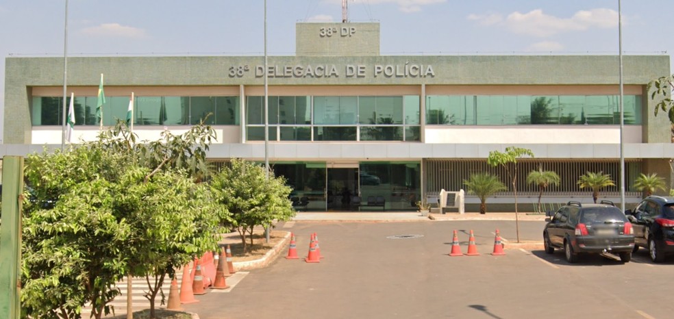 Fachada da 38ª Delegacia de Polícia, em Vicente Pires, no DF — Foto: Google/Reprodução