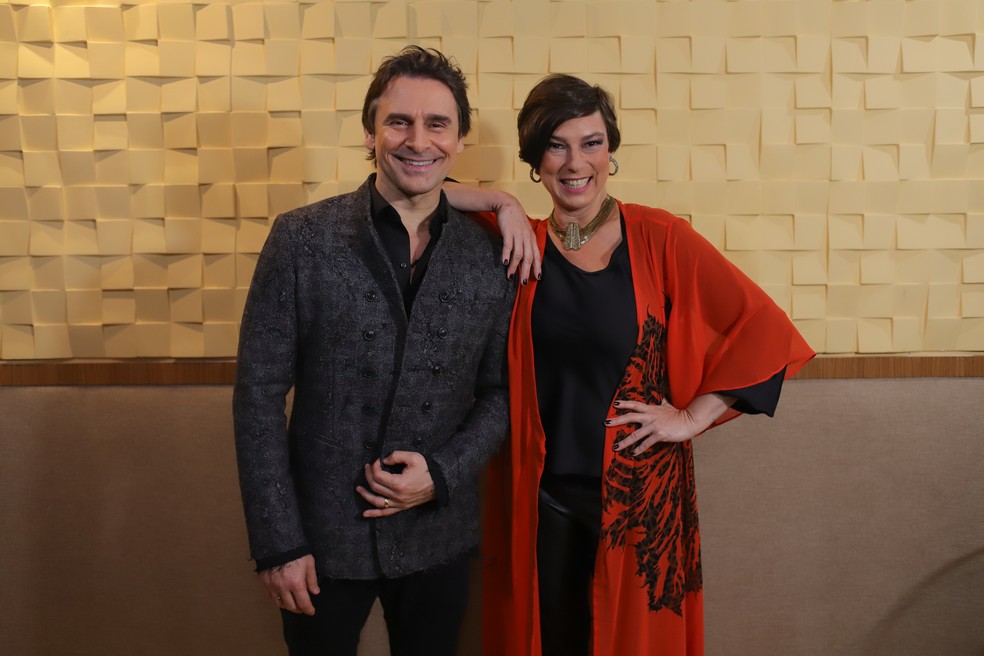 Murilo Rosa e Maria Paula Fidalgo comandam a noite de encerramento do 54º Festival de Brasília do Cinema Brasileiro — Foto: Paulo Cavera/Divulgação