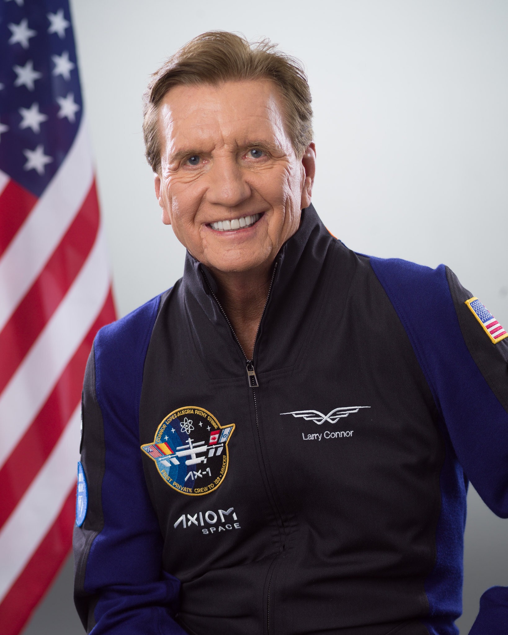 O norte-americano Larry Connor será o primeiro piloto privado a chegar à ISS (Foto: Axiom Space)