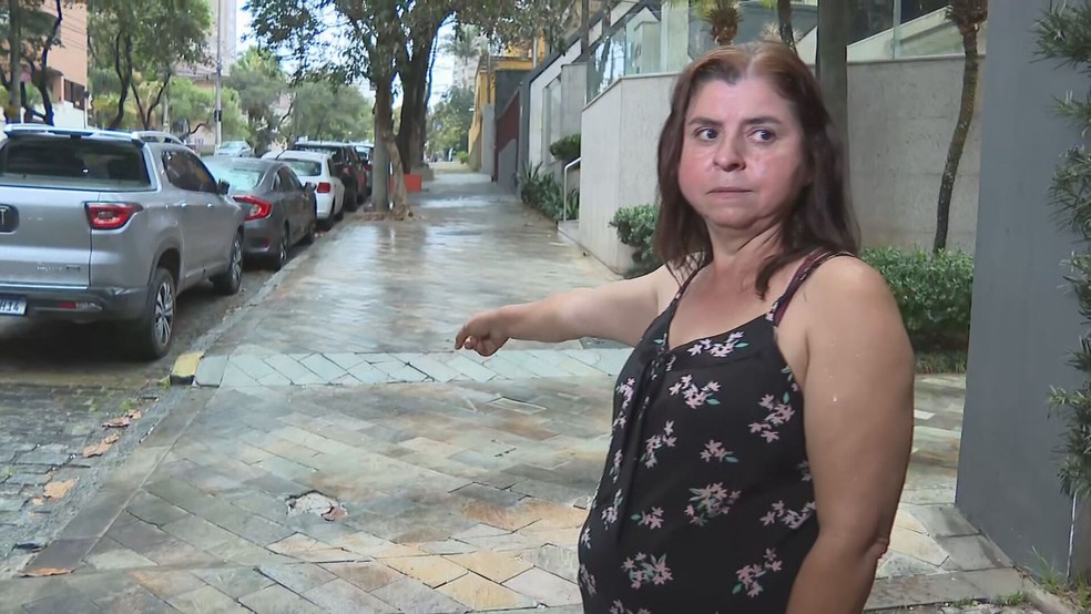 Lenirge Alves de Lima, faxineira agredida em BH — Foto: TV Globo