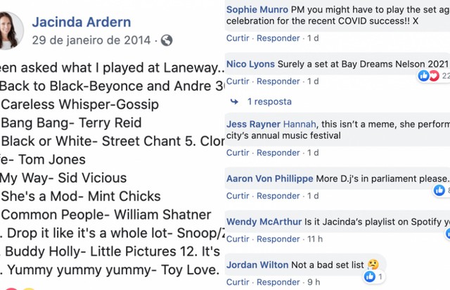 Jacinda Ardern dominava as pistas como DJ antes de virar primeira-ministra da Nova Zelândia e erradicar o coronavírus do país (Foto: Reprodução/Instagram)